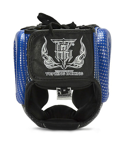 Casco Top King Super Star Blu