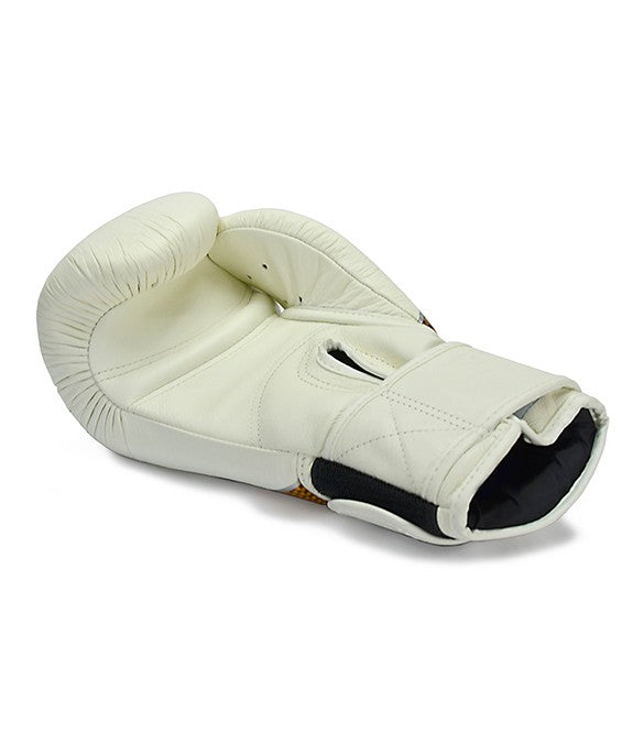 Guantoni Top King Empower Bianco/Oro - in pelle -