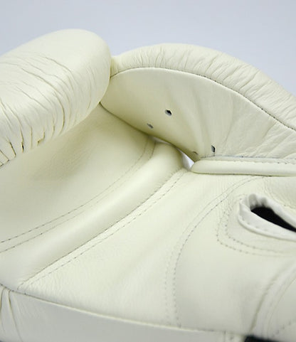 Guantoni Top King Empower Bianco/Oro - in pelle -