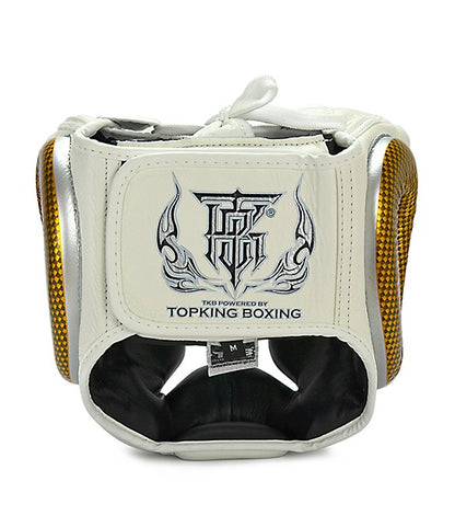 Casco Top King Empower Bianco/Oro