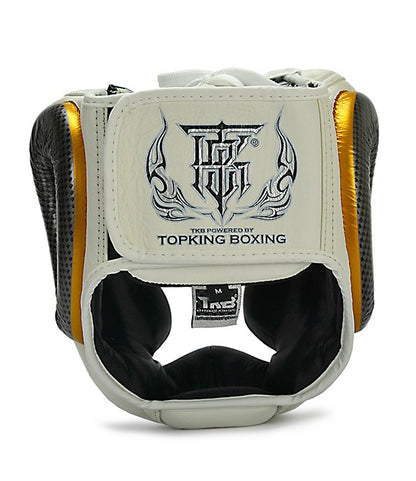 Casco Top King Empower Bianco/Argento