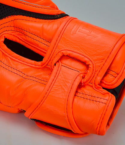 Guantoni Top King Double Lock Arancio Neon - in pelle -