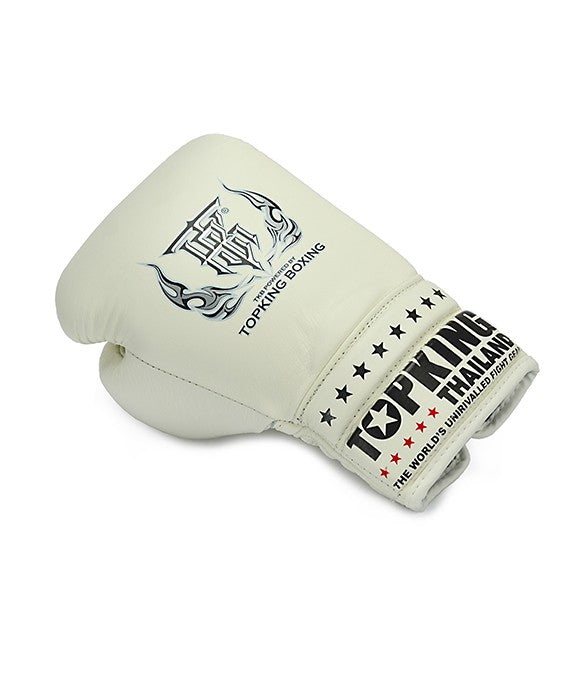 Guantoni Top King Super Competition Bianco - in pelle - 8 OZ