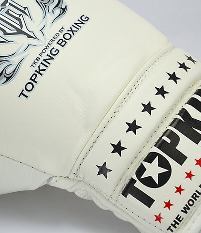 Guantoni Top King Super Competition Bianco - in pelle - 8 OZ