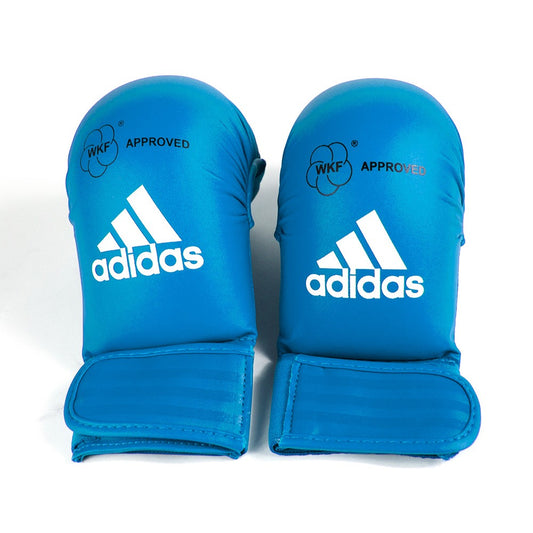 Guantini Adidas Karate senza pollice Blu - WKF -