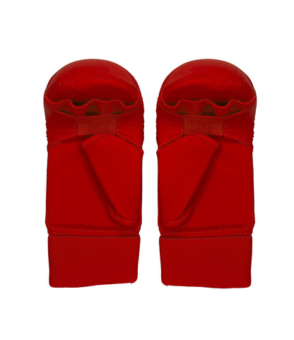 Guantini Smai Karate con pollice Rosso - WKF -