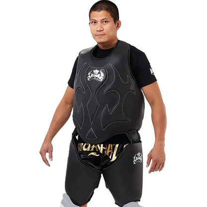 Corpetto con Paracosce Top King Nero