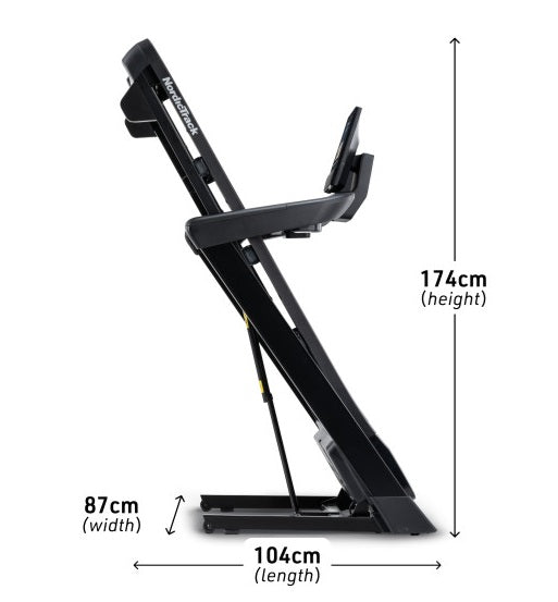 Tapis Roulant NordicTrack T Series 10  compreso 1 anno di abbonamento IFIT