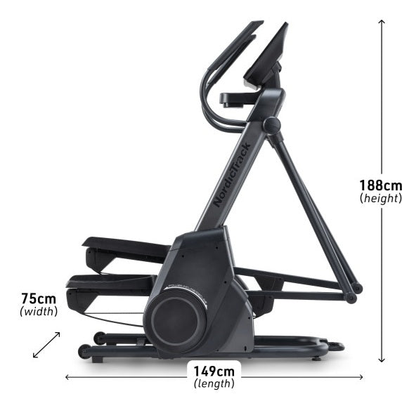 NordicTrack Ellittica magnetica  X16 ELLIPTICAL - App Ifit integrata con 1 anno di abbonamento IFIT incluso