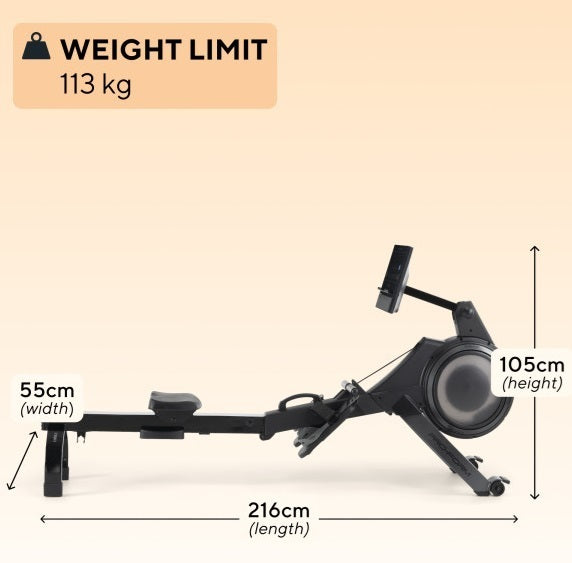 Vogatore Proform 750R pieghevole - con App Ifit Integrata