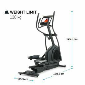 NordicTrack Ellittica Elettromagnetica AirGlide 14i - a volano anteriore - App Ifit integrata compreso 1 anno di abbonamento IFIT