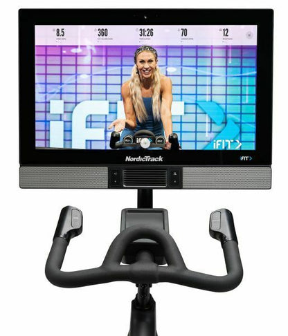 Gym Bike Nordictrack  Studio 27i - con App Ifit integrata - schermo touchscreen da 27" - compreso 1 anno di abbonamento IFIT