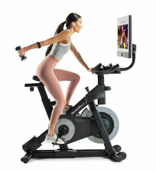 Gym Bike Nordictrack  Studio 27i - con App Ifit integrata - schermo touchscreen da 27" - compreso 1 anno di abbonamento IFIT
