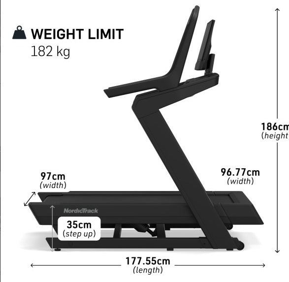 Tapis Roulant NordicTrack X16 Incline Trainer con abbonamento Ifit per 1 anno