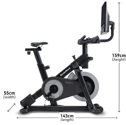 Gym Bike Nordictrack  X24  compreso 1 anno di abbonamento iFIT PRO