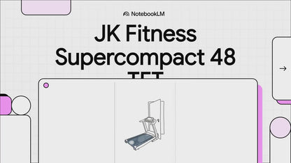 Tapis Roulant JK Fitness SC48 Supercompact 48 TFT salvaspazio Compatibile APP Zwift e Kinomap