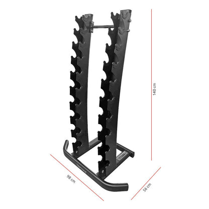 Rastrelliera porta manubri Verticale Diamond 10 coppie