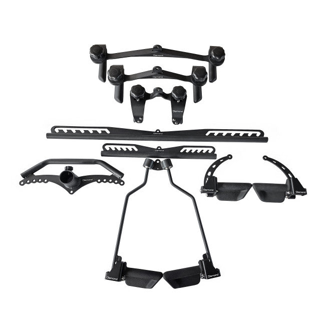 Set Powergrip 8 prese ergonomiche rivestite Diamond Professional