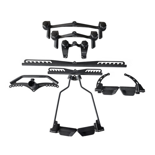 Set Powergrip 8 prese ergonomiche rivestite Diamond Professional