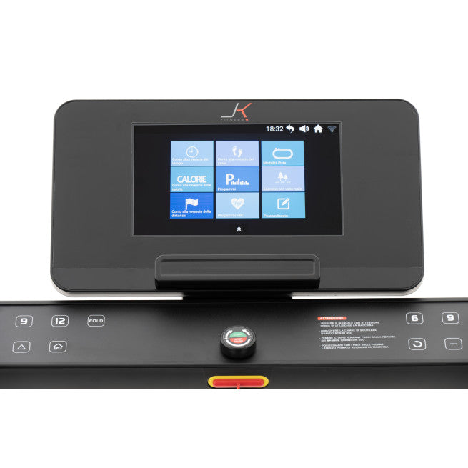Tapis Roulant JK Fitness SC48 Supercompact 48 TFT salvaspazio Compatibile APP Zwift e Kinomap